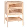 vidaXL Hamsterk&auml;fig 55 x 40 x 80 cm Massivholz Tanne