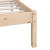 vidaXL Massivholzbett ohne Matratze 140x200 cm