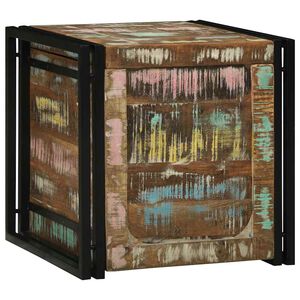 vidaXL Aufbewahrungsbox 50 x 50 x 50 cm Massives upgecyceltes Holz