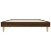 vidaXL Bettgestell ohne Matratze Braun Eiche 90x200 cm Holzwerkstoff