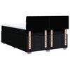 vidaXL Boxspringbett mit Matratze Schwarz 140x190 cm Stoff