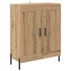 vidaXL Highboard 2 pcs Artisan-Eiche Holzwerkstoff