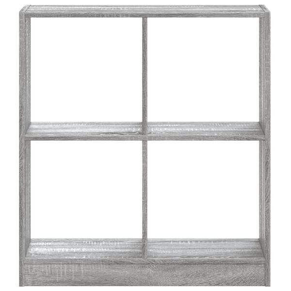 vidaXL B&uuml;cherregal Grau Sonoma 68,5x32x75 cm Holzwerkstoff