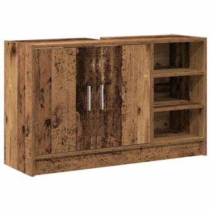 vidaXL Badezimmerschrank Altholz 90 x 29 x 55 cm Holzwerkstoff
