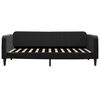 vidaXL Tagesbett Schwarz 100x200 cm Samt