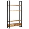 vidaXL B&uuml;cherregal 118x30x200 cm Massivholz Mango