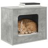 vidaXL Katzenhaus Beton 51 x 30 x 42,5 cm Holzwerkstoff