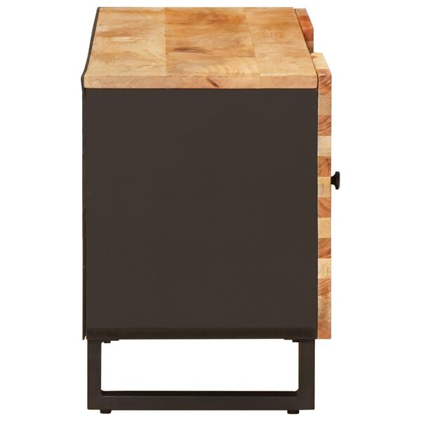 vidaXL TV-Schr&auml;nk mit Speicher Braun 105 x 33 x 46 cm Massivholz Mango