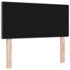 vidaXL LED Kopfteil mit LED-Lichtleisten Grau 80 cm Polyester