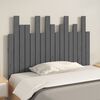 vidaXL Wand-Kopfteil Grau 108x3x80 cm Massivholz Kiefer