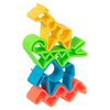 d&euml;na Silikon-Spielzeug-Set Tiere Neon 4 Stk.
