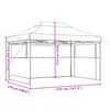 vidaXL Party-Zelt Terrakotta 279 x 410 x 315 cm Oxford-Stoff