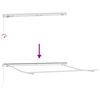 vidaXL Einziehbare Markise Hellgrau 350 x 250 cm