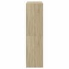 vidaXL Highboard mit T&uuml;ren Sonoma-Eiche 68x37x142 cm Holzwerkstoff