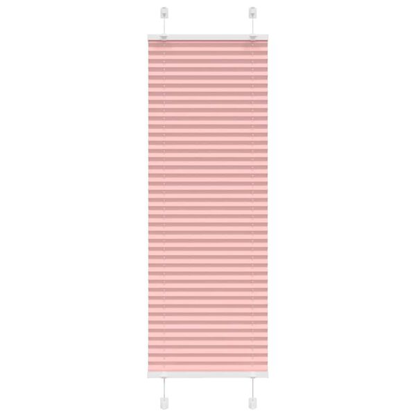 vidaXL Plissee Rosa 40x150 cm Stoffbreite 39,4 cm Polyester