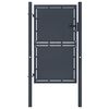 vidaXL Gartentor aus Stahl 100 x 150 cm Anthrazit