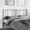 vidaXL Ersatz-Kopfteil Metall Schwarz 150 cm