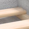 vidaXL Bettgestell Grau Sonoma 140x190 cm