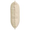 vidaXL R&uuml;ckenkissen Creme 60 x 19 x 50 cm Stoff
