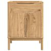 vidaXL Waschbeckenschrank mit Regal FLORO Wachsbraun 60 x 40 x 80 cm
