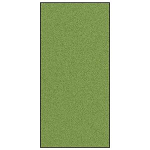 vidaXL Fu&szlig;matte Gr&uuml;n und Schwarz 120 x 250 cm Polyamid und PVC
