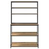 vidaXL K&uuml;chenregal Artisan-Eiche 100 x 40 x 168 cm Holzwerkstoff