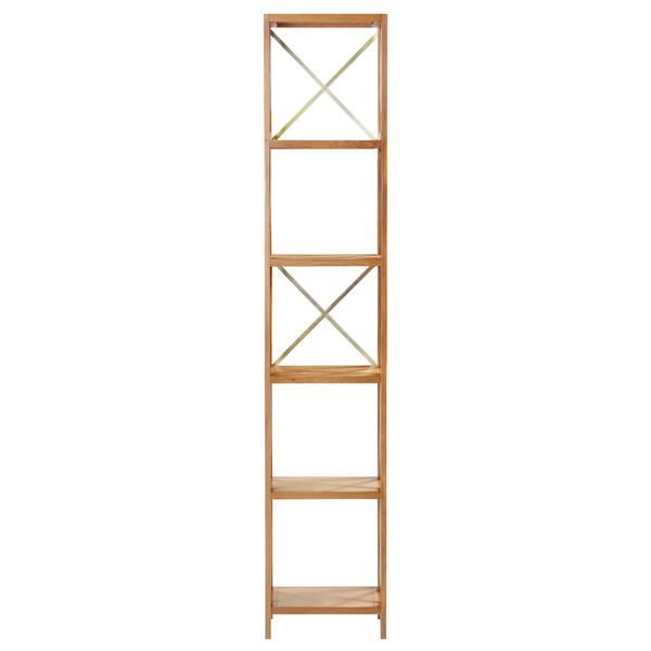 vidaXL Regal mit 6 B&ouml;den 40x30x205 cm Massivholz Eiche