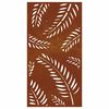 vidaXL Garten-Wanddeko 105x55 cm Cortenstahl Blatt-Design