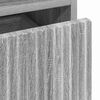 vidaXL Badezimmerschrank mit Speicher Graues Sonoma 31,5 x 33 x 190 cm
