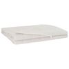 vidaXL Gewichtsdecke Wei&szlig; 120 x 180 cm 5 kg 100% Baumwolle 205T