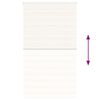vidaXL Doppelrollo Marmorbeige 135x230cm Stoffbreite 130,9 cm Polyester