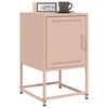vidaXL Nachttische 2 Stk. Rosa 36x39x60,5 cm Stahl