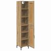 vidaXL Highboard Artisan-Eiche 34,5 x 34 x 180 cm Holzwerkstoff