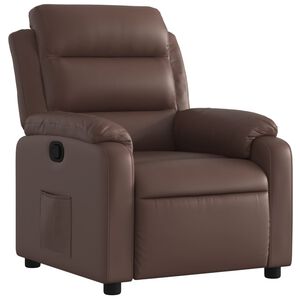 vidaXL Relaxsessel Braun Kunstleder
