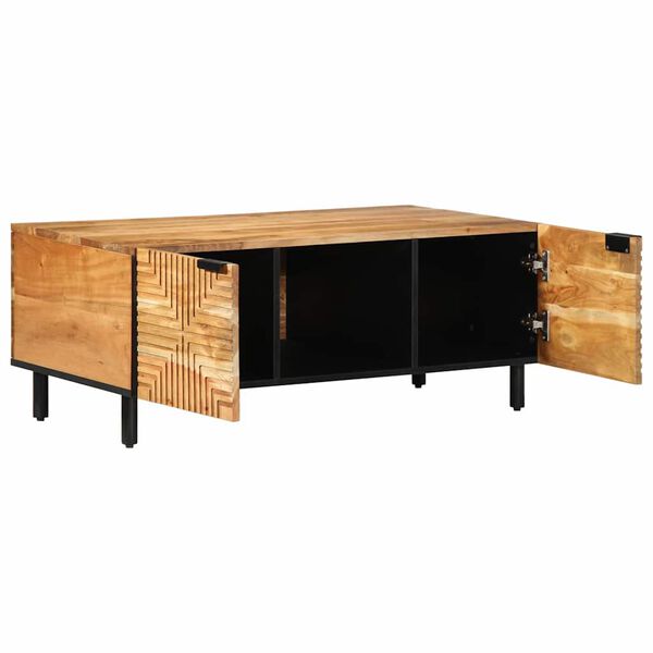 vidaXL Couchtisch Braun 100 x 54 x 40 cm Massivholz Akazie