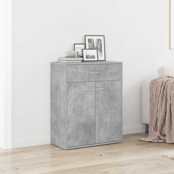 vidaXL Sideboard Betongrau 60x30x75 cm Holzwerkstoff