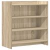 vidaXL Sideboard Sonoma-Eiche 75 x 36 x 80 cm Holzwerkstoff
