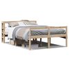 vidaXL Seniorenbett mit Kopfteil 120x190 cm Massivholz Kiefer