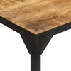 vidaXL Esstisch 110x110x76 cm Massivholz Mango