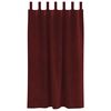 vidaXL Verdunkelungsvorh&auml;nge 2 pcs Weinrot 140 x 175 cm Samt