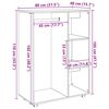 vidaXL Kleiderst&auml;nder Altholz-Optik 80x40x110 cm Holzwerkstoff