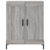 vidaXL Highboard Grau Sonoma 69,5x34x180 cm Holzwerkstoff
