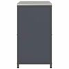 vidaXL K&uuml;chenaufbewahrung mit Regal Anthrazit 60 x 50 x 92 cm Stahl