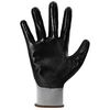vidaXL Arbeitshandschuhe 12 pcs Grau und Schwarz 8 / m Polyester