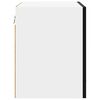 vidaXL H&auml;ngeschrank mit T&uuml;r 2 pcs Schwarz Eichen-Optik 40 x 31 x 40 cm