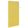 vidaXL Rollo mit Vorh&auml;ngen Gelb 120 x 220 cm Bambus