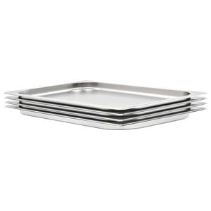 vidaXL Gastronormbeh&auml;lter 4 Stk. GN 1/1 20 mm Edelstahl
