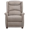 vidaXL Massagesessel Taupe Mikrofasergewebe