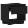 vidaXL Nachttisch 2 pcs Schwarze Eiche 45 x 34 x 44 cm Holzwerkstoff