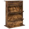 vidaXL Magazinregal Ger&auml;ucherte Eiche 70 x 41 x 96 cm Holzwerkstoff